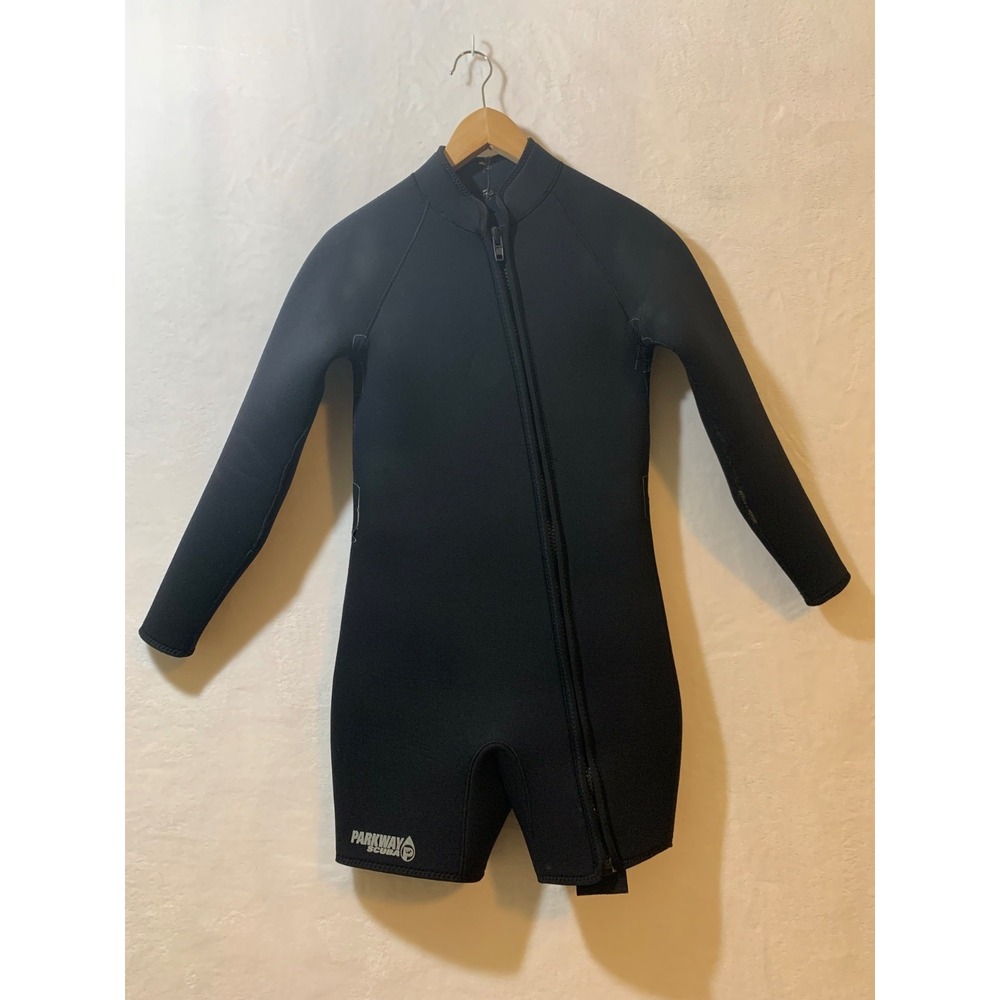 Vintage 90s Parkway Scuba Dive Wetsuit bundle Thermal 3mm Step In Black